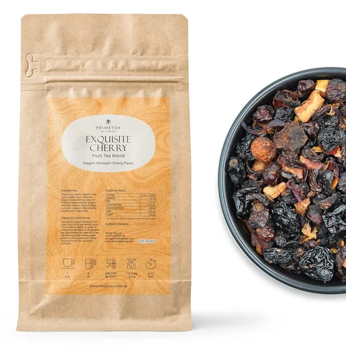 Vista 18 de Prime Tea Grandma's Fruit Basket – Exquisita fruta tisana, hojas sueltas orgánicas de primera calidad, deliciosa mezcla de té de hierbas, natural