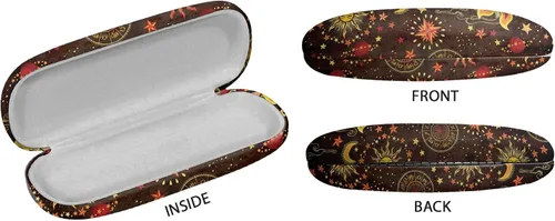 Vista 3 de WIRESTER Funda rígida para gafas, cubierta protectora con paño de microfibra