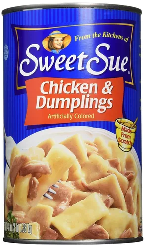 Vista 12 de Sweet Sue Pollo con Dumplings, lata de 24 oz - Sopa lista para calentar y servir - 14g de proteína por porción - Receta hecha desde cero