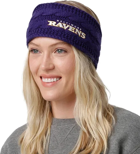 Vista 88 de FOCO Diadema de moda para mujer con logotipo de equipo de la NFL Gradiente impreso.
