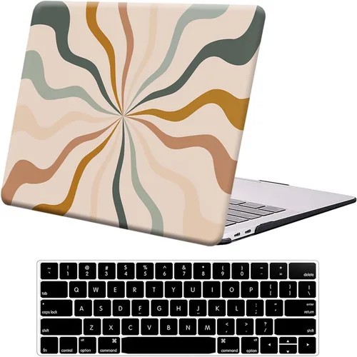 Vista 20 de Funut Funda rígida de plástico para laptop para MacBook Pro de 13 pulgadas 2024 2023 2022 2021 2020-2016 versión M2 M1 A2338 A2289 A2251 A2159 A1989