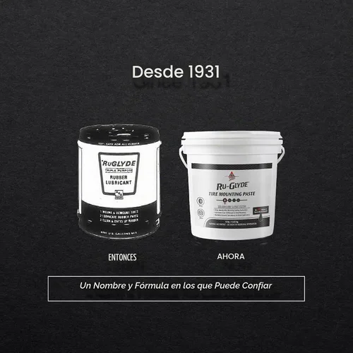 Vista 4 de AGS Ru-Glyde Pasta de montaje de neumáticos – Cubo de 8 libras – Lubricante de montaje de neumáticos de alta calidad, asegura una instalación suave