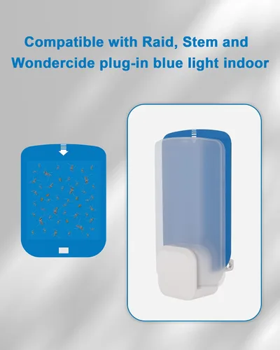 Vista 2 de Paquete de 6 Cartuchos de Repuesto Compatibles con Raid Plug-in Blue Light, Tarjetas de Pegamento de Repuesto para Stem Blue Light Enchufe de Pared