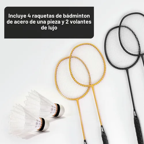 Vista 6 de Conjunto de Bádminton de Configuración Fácil EastPoint Sports Portable, Self-Packing, Easy Setup & Take Down, Backyard Games, Kids Games, Camping