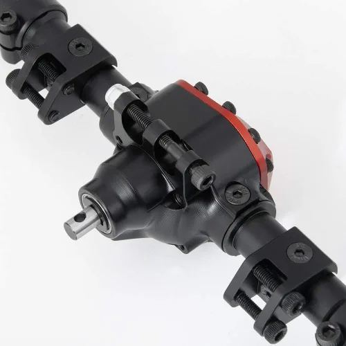 Vista 3 de Aleación completa eje delantero y eje trasero actualización de engranaje de acero para 1:10 Axial SCX10 II 90046/90047 SCX10 90027/90028 RC Jeep