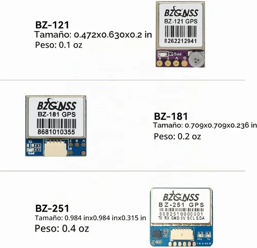 Vista 2 de BZGNSS BZ-121 FPV Módulo GPS - Dual Protocolo M10 Drone GPS para RC FPV Drone Racing de ala fija de largo alcance compatible con controlador