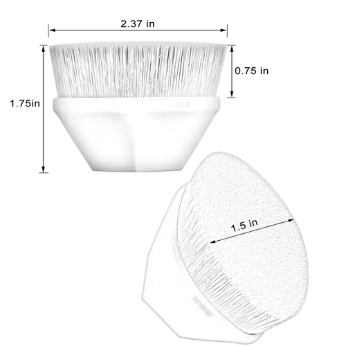 Vista 7 de IS'MINE Maquillaje líquido blanco de la base con el cepillo del maquillaje de la base de Kabuki del top