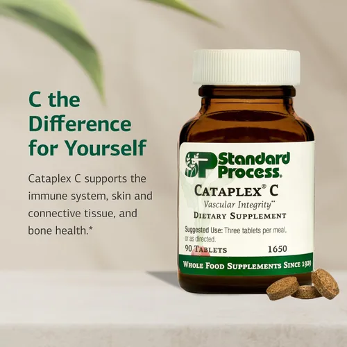 Vista 3 de Proceso estándar Cataplex C - Apoya la salud inmunológica y ósea - Ayuda a la piel saludable y el tejido conectivo - Incluye vitamina C antioxidante