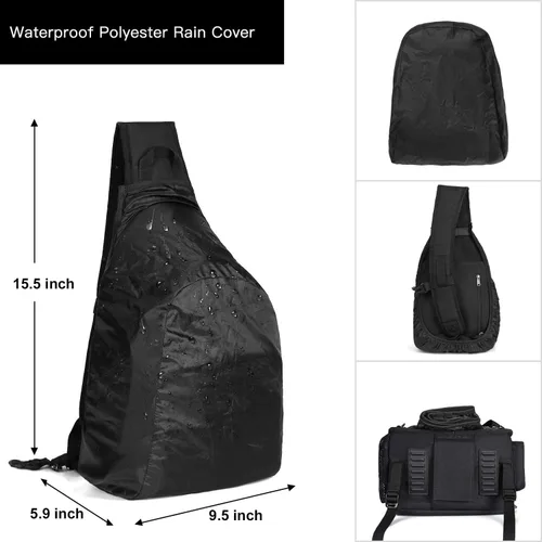 Vista 6 de MOSISO Mochila para cámara con funda completa abierta para cámara DSLR/SLR/sin espejo, con soporte para trípode y funda impermeable y inserciones