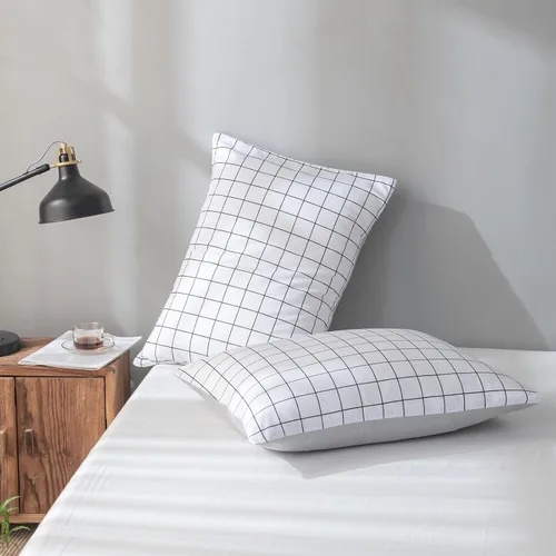 Vista 8 de VCLIFE - Juego de funda de edredón de algodón para cama individual, matrimonial, Queen, King, moderno, geométrico, juego de ropa de cama gris