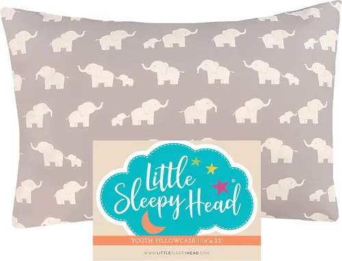 Vista 24 de Funda de almohada para jóvenes Little Sleepy Head - 100% funda de almohada de algodón y hipoalergénica - Funda de almohada envolvente de ajuste