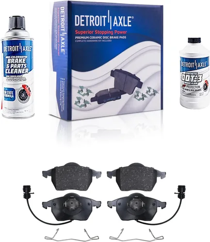 Vista 72 de Detroit Axle - Pastillas de Freno Delantero para Nissan Altima Maxima Sentra 350Z Cube Juke Versa INFINITI G35 I30 I35 Suzuki SX4 Crossover