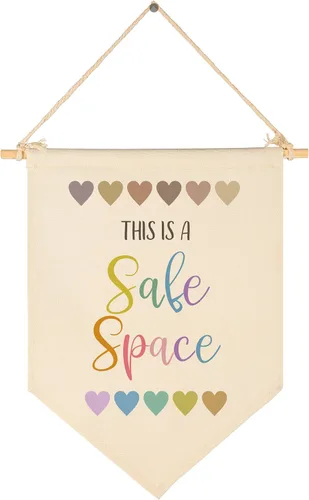 Vista 15 de Está Bien Cometer Errores - Banner de Educación en Salud Mental - Lona de Afirmaciones Positivas y Citas Decorativas para Maestros, Niños