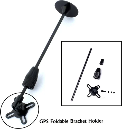 Vista 3 de Readytosky Módulo GPS M8N Brújula incorporada con soporte de antena GPS para controlador de vuelo estándar Pixhawk 2.4.6 2.4.8 APM 2.6 2.8 Para