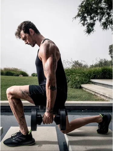 Vista 7 de Gronk Fitness - Mancuernas ajustables NUOBELL 5–80 lb Set Original NUOBELL 22 Pesos en 1 para entrenamiento de fuerza en el gimnasio en casa