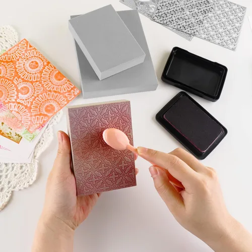 Vista 5 de BAOFALI 12 sellos de espuma moldeables grises de espuma de plástico seco, bloque de espuma para cortar y secar espuma para escultura, modelado
