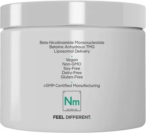Vista 7 de Codeage Suplemento liposomal de NMN y TMG – Precursor de mononucleótido de nicotinamida NAD+, betaína anhidra trimetilglicina TMG – Certificado NSF