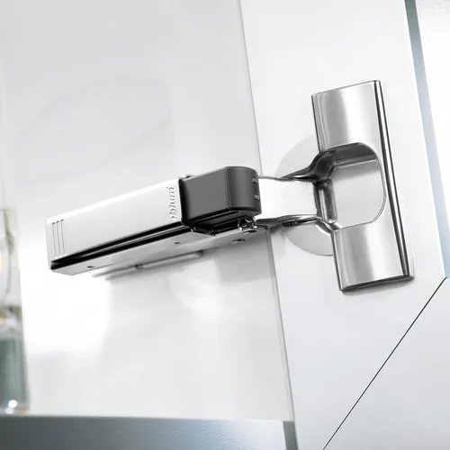 Vista 3 de Blum BLUMOTION Complemento para puertas (paquete de 8), cierre suave para clip superior y bisagras de clip, acero, instalación sin herramientas