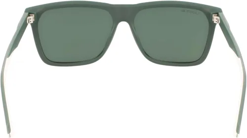 Vista 5 de Lacoste Lentes de sol rectangulares L972S para hombre color verde mate talla única Verde mate