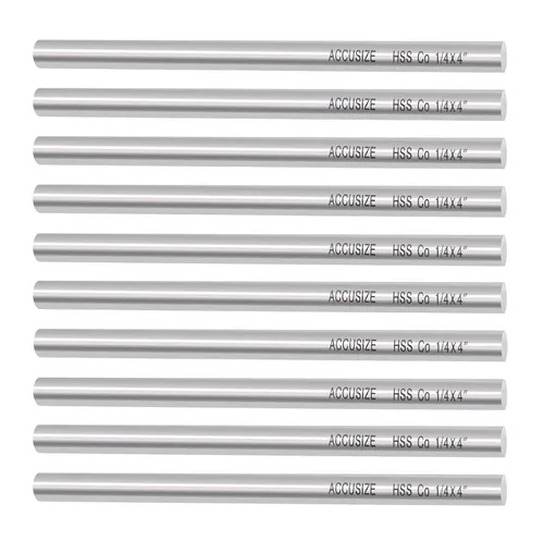 Vista 11 de Accusize Industrial Tools 1/2 x 1/2 x 4 pulg. (Ancho por Altura por TOL) Broca de herramienta HSS+5% M35 Cobalto para torno, 5095-0032 HSS + 5%