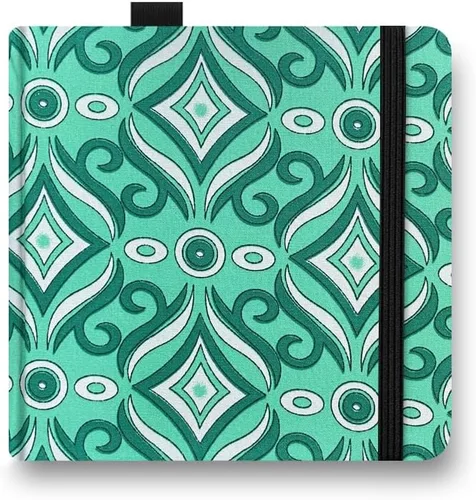 Vista 20 de E-WEICHEN 5x5 Cuadernos de acuarela de tela portátiles hechos a mano con tapa dura de tela cosida para viajes Papel para acuarela de 140LB/300gsm 20