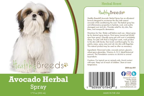 Vista 2 de Healthy Breeds Shih Tzu Aguacate Herbal Spray 17 oz