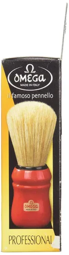 Vista 3 de Omega Pure Bristle 10049 - Brocha de afeitar, color negro