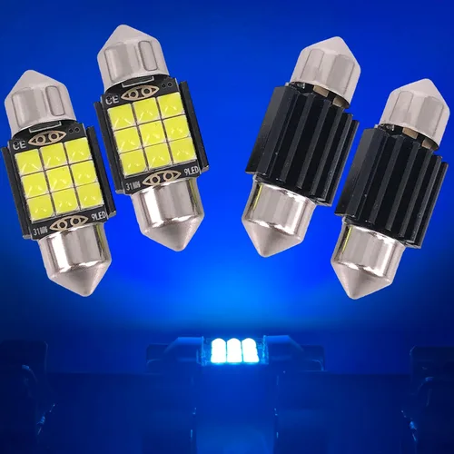 Vista 20 de SOCAL-LED - Bombilla LED de 0.157 x 1.220 in de Canbus Super Bright 3030 Chipset para interior de coche, luz de cúpula DE3175, luz de mapa, azul