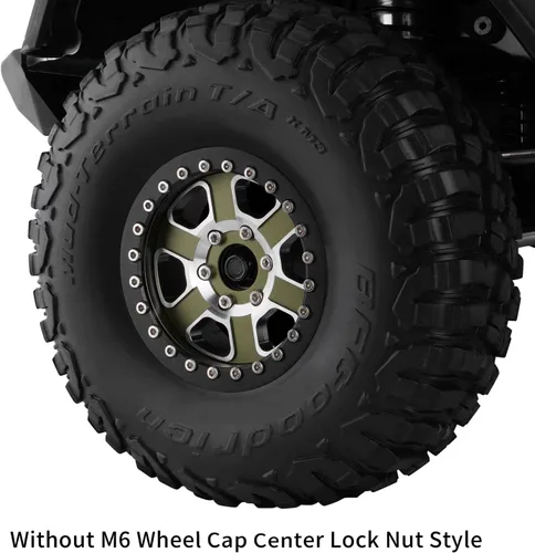 Vista 6 de DJX Juego de 4 llantas de 2.9 Beadlock para 1/6 RC Crawler Car Axial SCX6 JLU Wrangler (aceite)