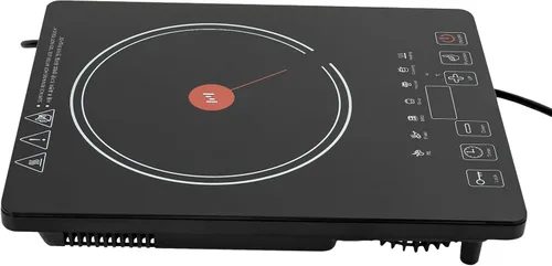 Vista 6 de Estufa eléctrica de cocina, estufa eléctrica de cerámica de 1800 W, estufa eléctrica, quemador superior, control táctil LED, portátil, quemador