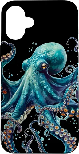 Vista 23 de Cool Blue Octopus Case for iPhone 17
