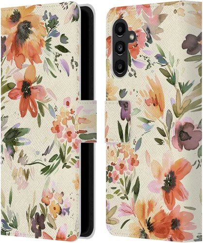 Vista 145 de Head Case Designs Officially Licensed Ninola Butterfly Nature Spring Floral Leather Wallet Case Compatible with Samsung Galaxy A07 4G
