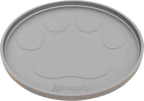 Vista 15 de Tapete grande de silicona para cuencos de comida y agua, bordes elevados para evitar derrames, impermeable, protege el suelo, fácil de limpiar