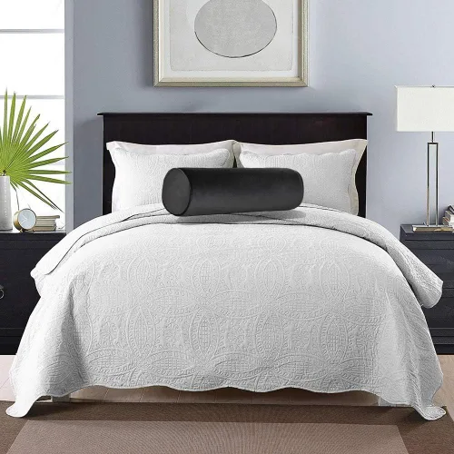 Vista 5 de Fundas de almohada enrollable para el cuello con cremallera - Fundas de almohada bolster/cilíndricas redondas de Luna Llena para dormitorio, sala