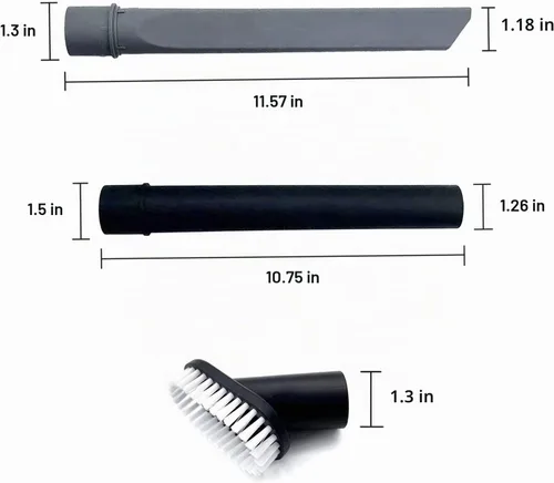 Vista 6 de Bvhonwe Accesorios de Aspiradora Kit de Limpieza Herramienta para Hendiduras+Varilla de Plástico+Cepillo para Polvo Compatible con Bissell Cleanview