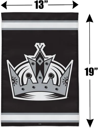 Vista 6 de Bandera de jardín con logotipo de Los Angeles Kings de la NHL