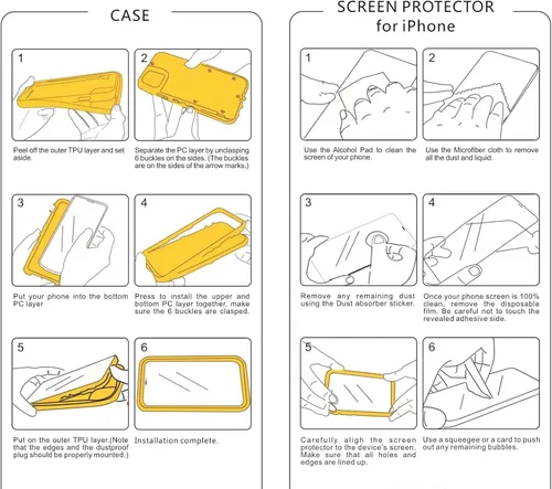 Vista 7 de Funda para iPhone Xs Max de 6.5 pulgadas, con clip para cinturón, soporte con 2 protectores de pantalla, cuerpo completo, resistente, resistente