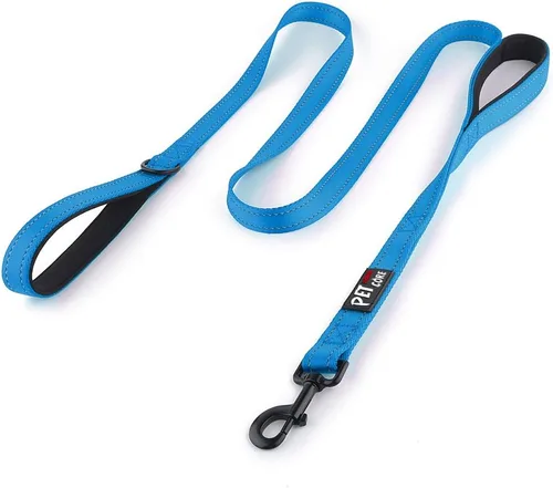 Vista 20 de Plutus Pet Correa de perro de doble asa, 4 pies de largo, para perros medianos y grandes Beige
