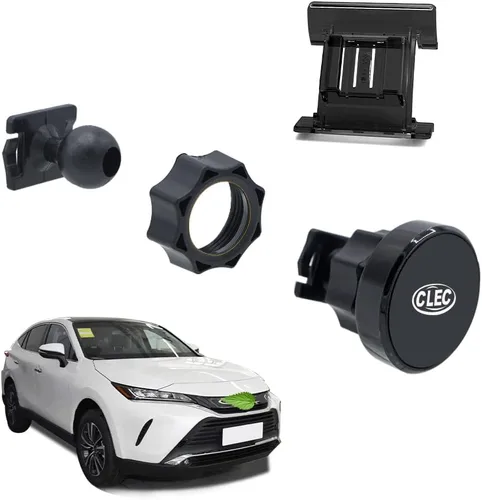 Vista 4 de Bwen Soporte de teléfono para automóvil compatible con Toyota Venza 2024 2023 2022 2021 Soporte magnético fuerte para ventilación de aire, soporte