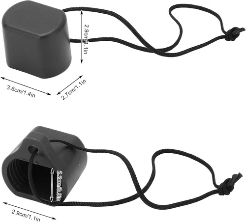 Vista 3 de BORDSTRACT Tapa de válvula de tanque de buceo, tapa de tapón de tanque de buceo de goma roscada, protector universal de tapa de válvula de tanque