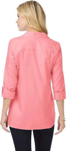 Vista 3 de Foxcroft Túnica Pandora de manga 34 para mujer