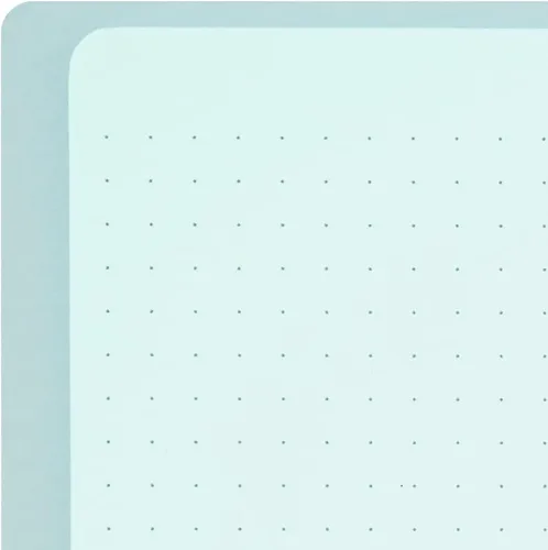 Vista 4 de Midori 15334006 Notebook, Ring Notebook, Color, Dot Square, Blue, A5