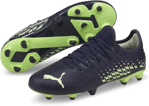 Vista 5 de PUMA Tenis unisex para niños Future Z 4.4 Firm Artificial Ground, Noche parisinaLuz espumosaPistacho