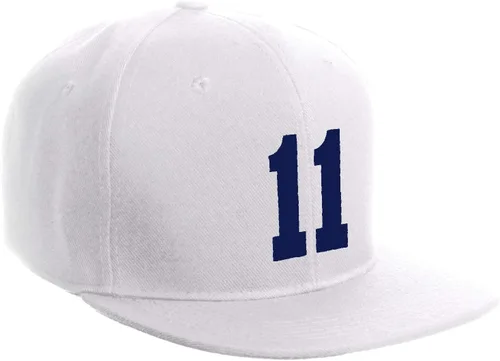 Vista 136 de Número de equipo modificado para requisitos particulares del jugador del color del sombrero del Snapback de la visera plana clásica de la visera
