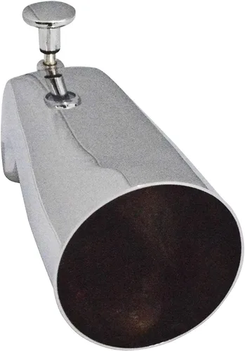 Vista 6 de Boquilla para bañera con desviador frontal, rosca hembra IPS de 1/2 pulgada, extremo frontal roscado, longitud total de 5-1/4 pulgadas, para tubo