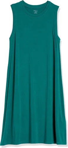 Vista 5 de Tienda Essentials - Vestido de jersey estilo swing sin mangas y de ajuste holgado para mujer (anteriormente de Daily Ritual)