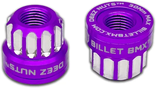 Vista 4 de BILLET BMX™ Deez Nuts™ Tuercas de eje de bicicleta de 12 puntos 3/8"-26 tpi (paquete de 2)