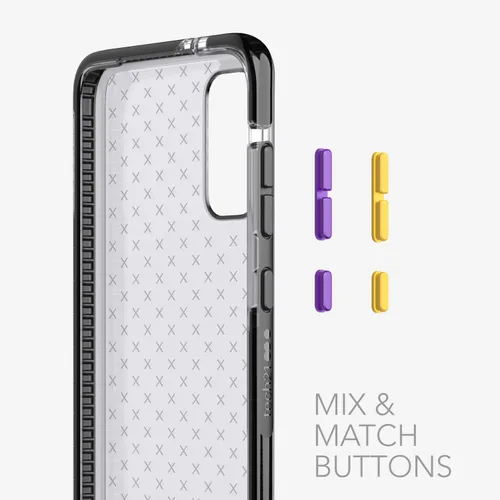 Vista 3 de tech21 Evo Check - Funda para teléfono Samsung Galaxy S20 5G, propiedades antimicrobianas higiénicamente limpias contra los gérmenes con protección
