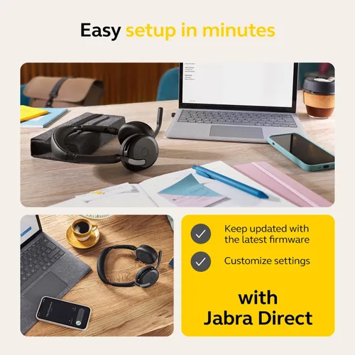 Vista 4 de Jabra Evolve2 65 Flex - Estéreo USB-A MS, W128298498 (estéreo)