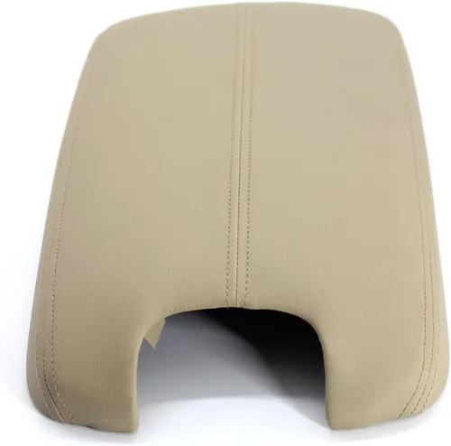 Vista 2 de Ezzy Auto Funda de piel sutura cubre apoyabrazos para 2008 2009 2010 2011 2012 Honda Accord cubierta cubre tablero central, Beige